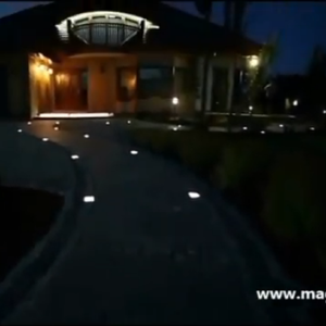 Svietiaca LED zámková dlažba - inšpirácia