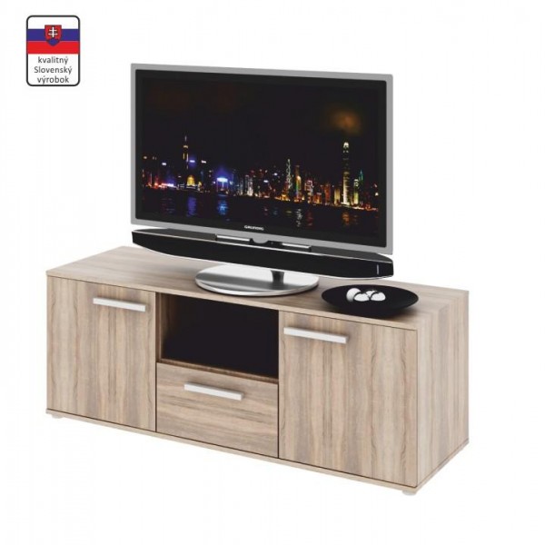 RTV stolík, dub sonoma, DUNAJ TYP 10