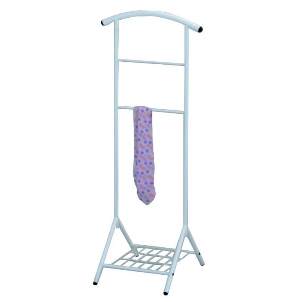 Vešiak, nemý sluha, biely kov, DEON