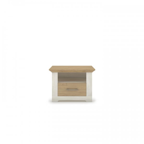 Nočný stolík, sosna nordická/dub kamenný, ARMOND TYP 17