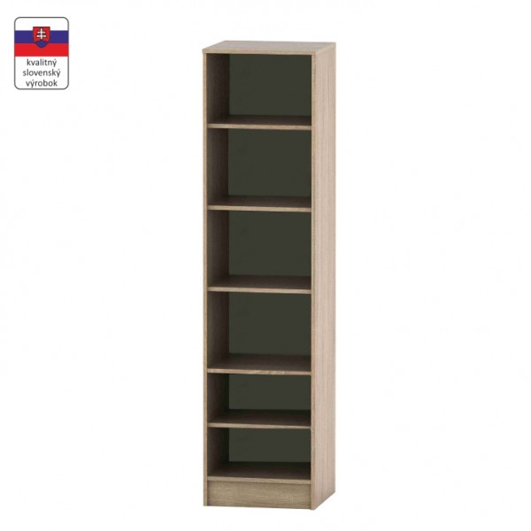 Regál policový, dub sonoma, BETTY 4 BE04-014-00