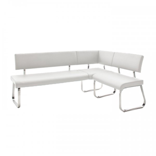 Lavica, ekokoža biela, pravá, VESATA TYP 1