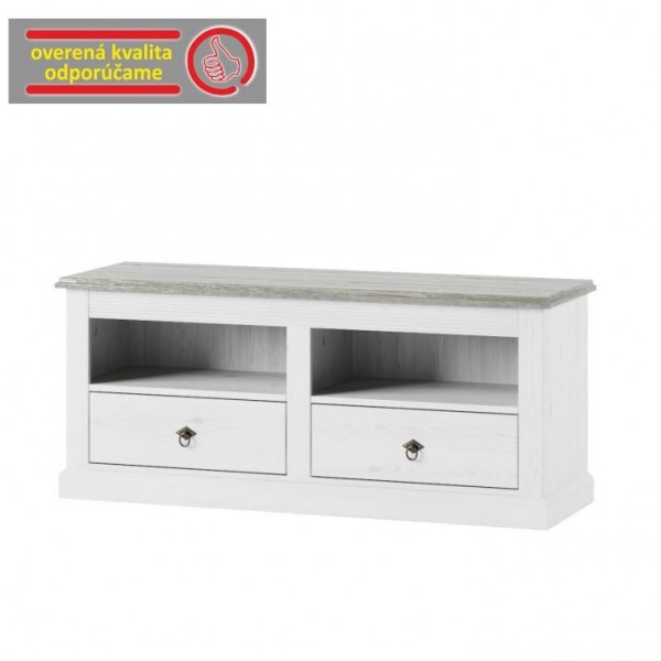 RTV stolík, biela, LIONA LM 60