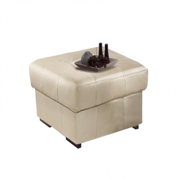 Taburet, koža Yak biela, TREK