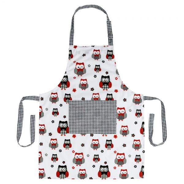 Trade concept Kuchynská zástera Sovy, 60 x 80 cm