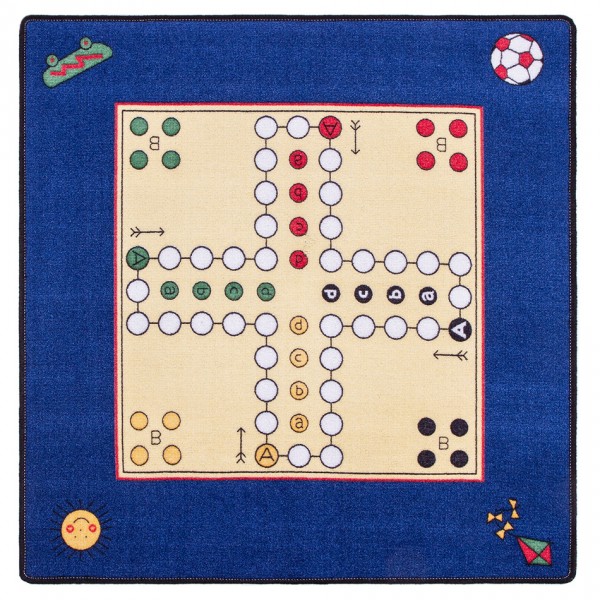 Spoltex  Detský koberec Človeče nehnevaj sa 92 x 92 cm