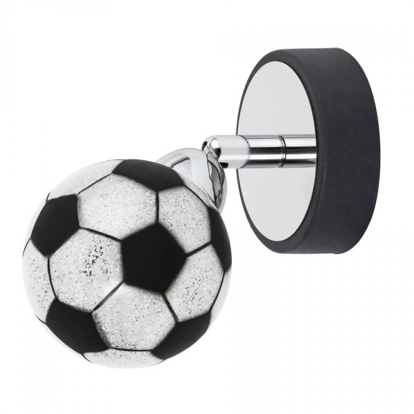 Rabalux 4471 Frankie detské nástenné LED svietidlo, čiernobiela