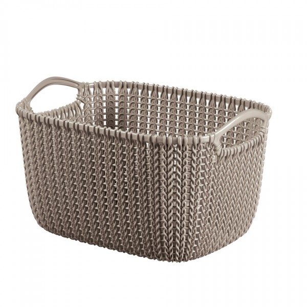 Curver Úložný box Knit 8 l, hnedá