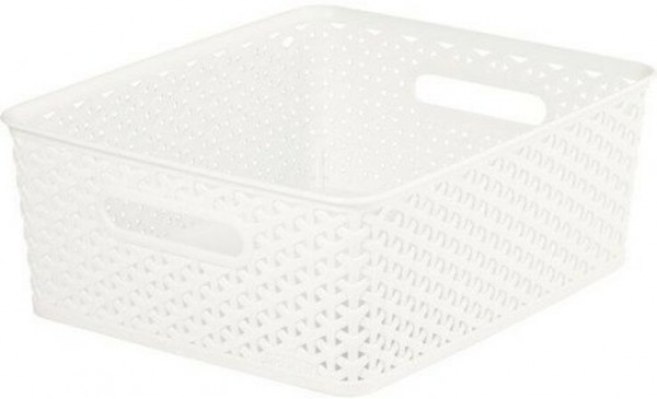 Úložný box RATTAN Y STYLE - S krémovy, Curver