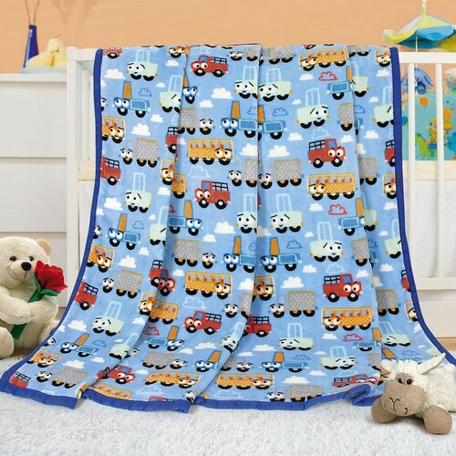 Bellatex Detská deka Ella Autíčka, 100 x 155 cm