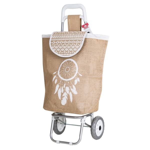 Brilanz Nákupná taška na kolieskach Carrie, béžová