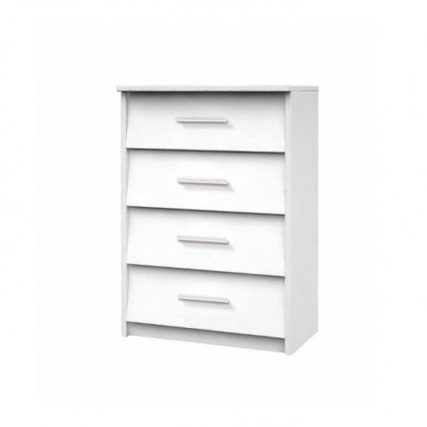 Botník, 4-radový, biela, NARIO typ 1