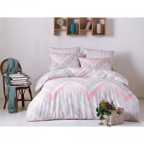 BedTex Bavlnené obliečky Lena sivá, 220 x 200 cm, 2 ks 70 x 90 cm