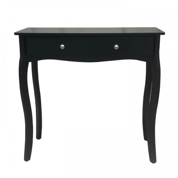 Konzolový stolík, čierna, DENON