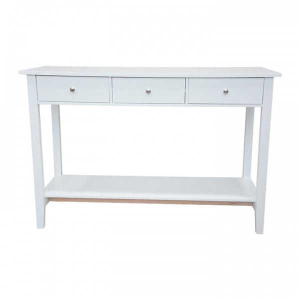 Konzolový stolík, biela, REDON