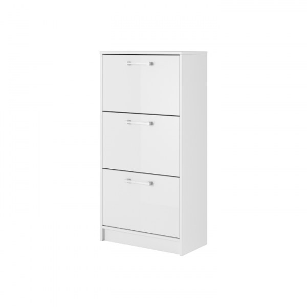 Botník, biela/biely lesk, ODEN 60