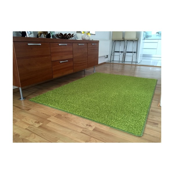 Vopi Kusový koberec Color shaggy zelená, 120 x 170 cm