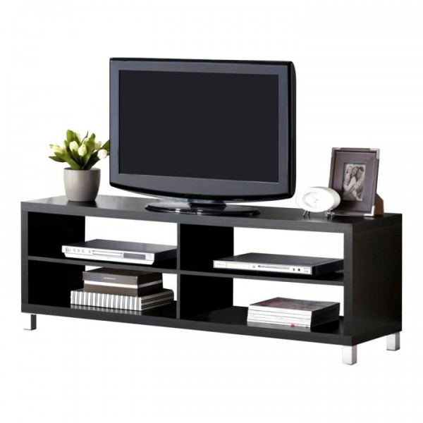 RTV stolík, čierna, TOFI NEW