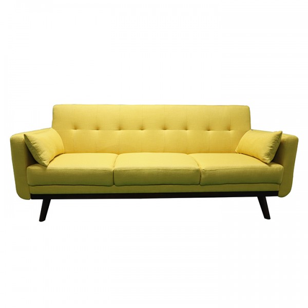 Rozkladacia pohovka, horčicová, ARKADIA