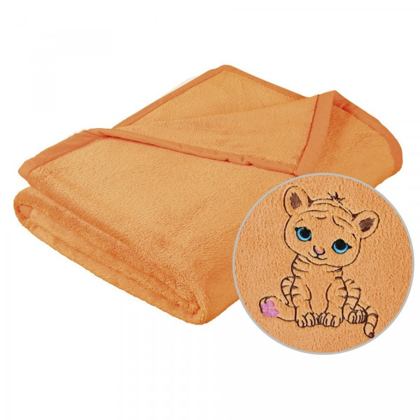 Bellatex detská deka Korall micro Tigrík, 75 x 100 cm