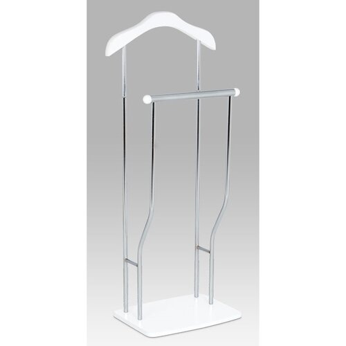 Autronic Nemý sluha Dustin chróm / biela, 45 x 108 cm